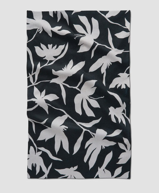 Midnight Petal Tea Towel