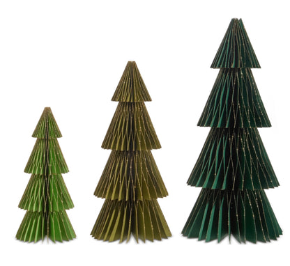12” Green Paper Tree