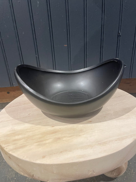 Black Oval Blossom Pot-1