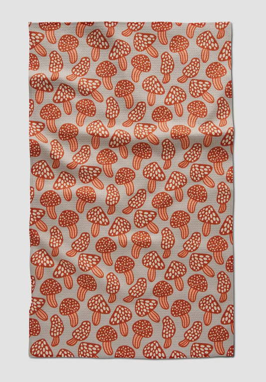Many Mushrooms Tea Towel