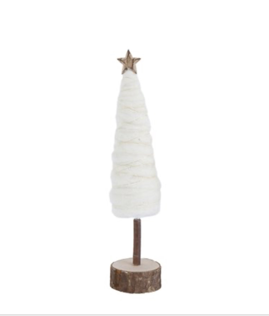 Wool Christmas Tree w/Star