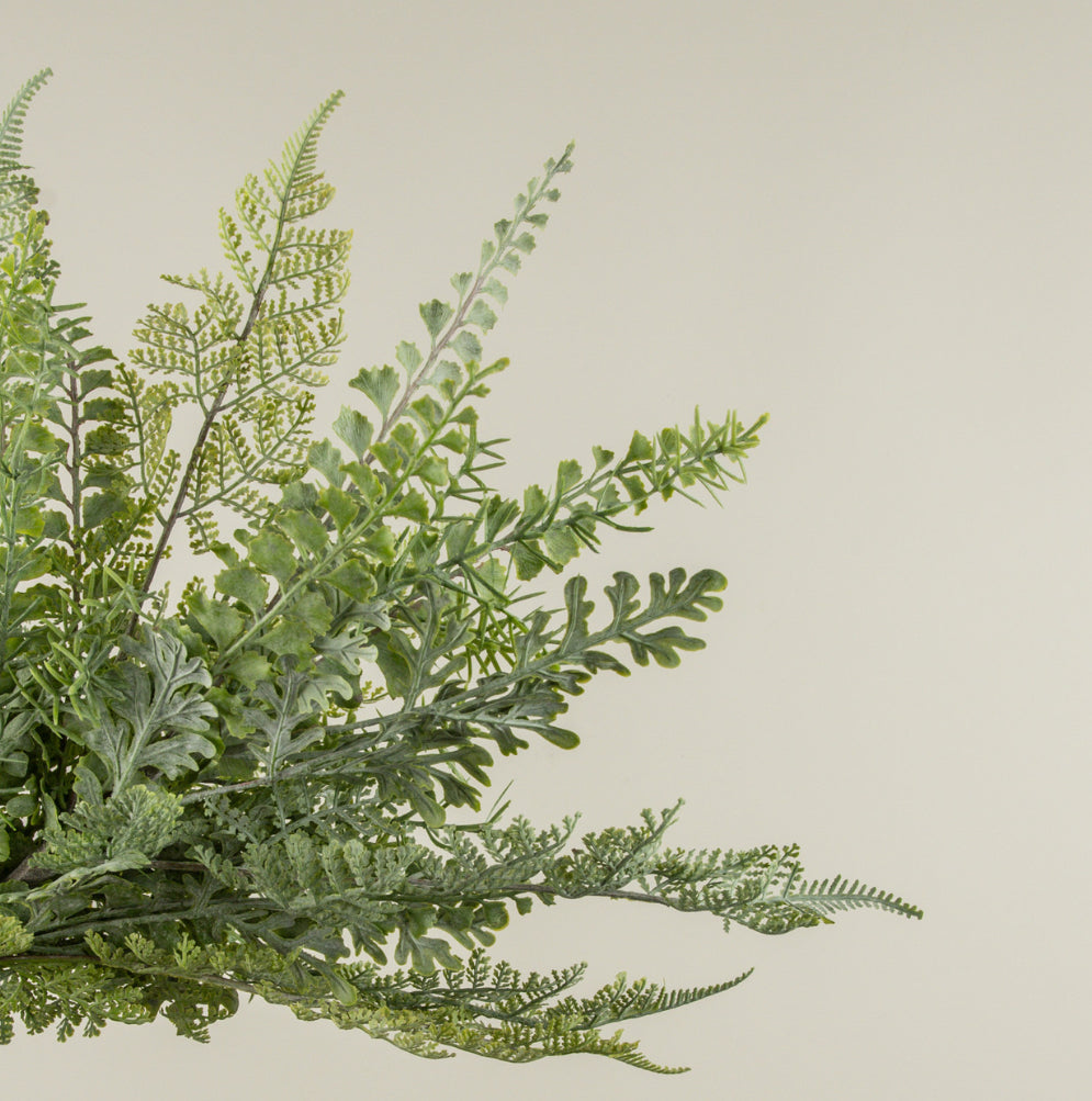 20” Soft Touch Mixed Fern Bush