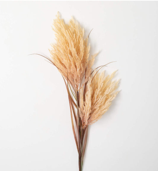 faux Dried Champagne Reed Stem