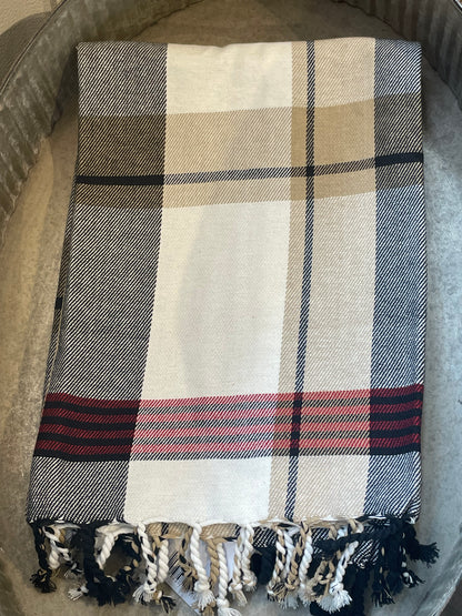 Plaid Throw