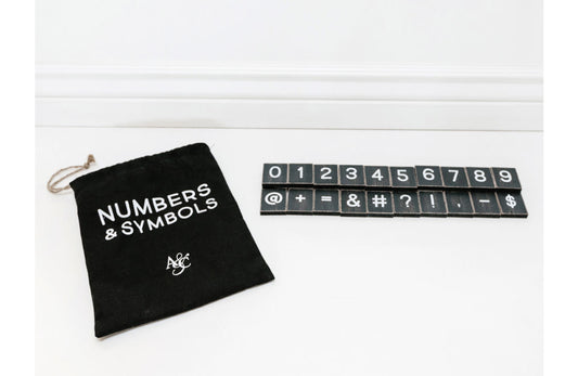 letter Board Blk Numbers & Symbols