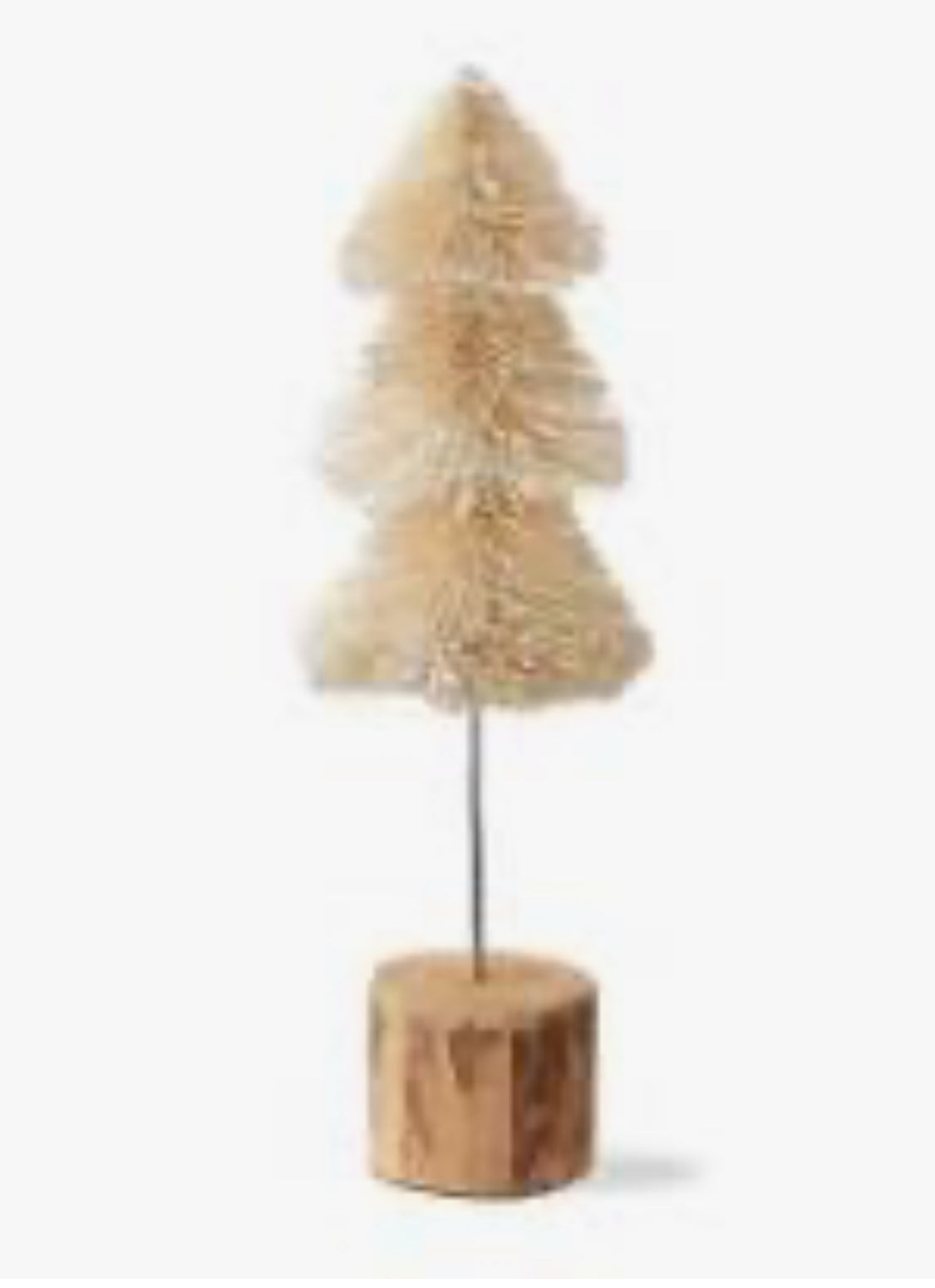 Sisal Tree w/Wood Bse-Sm