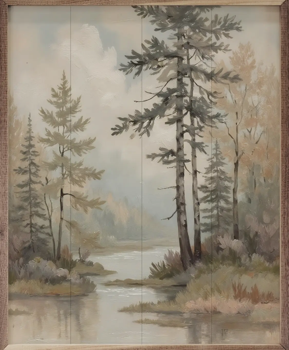 8” x 10” River Through The Pines
