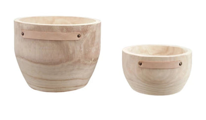 Decorative Paulownia Wood Nested Planter