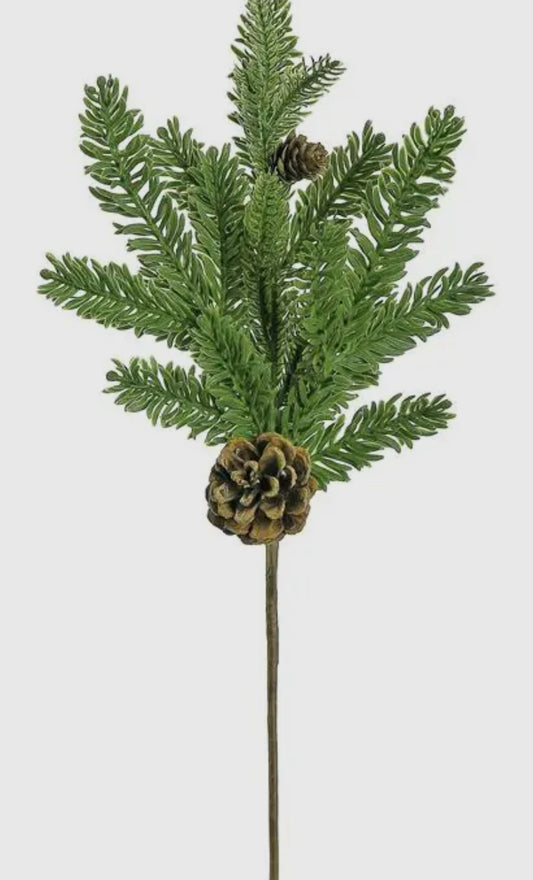 Noble Fir & Cone Spray