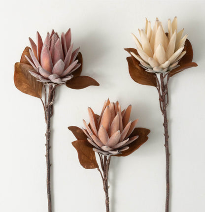 Fall Light Rust Artichoke Spray
