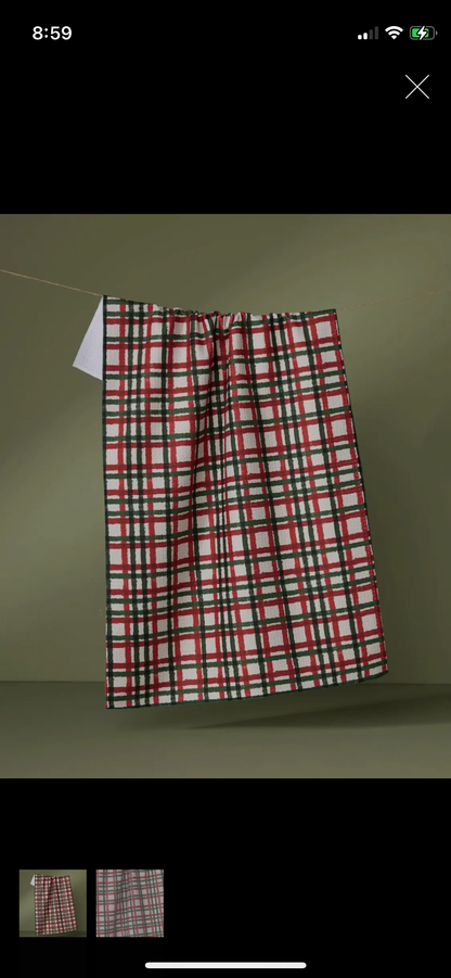 Holiday Charm Tea Towel