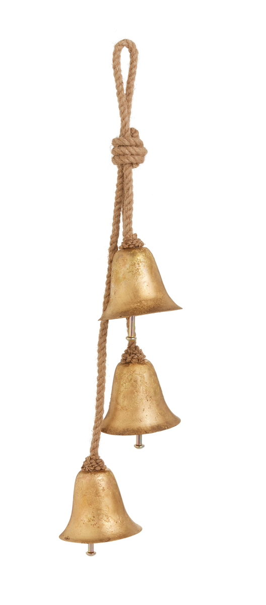 19” Gold Bell Cluster Ornament