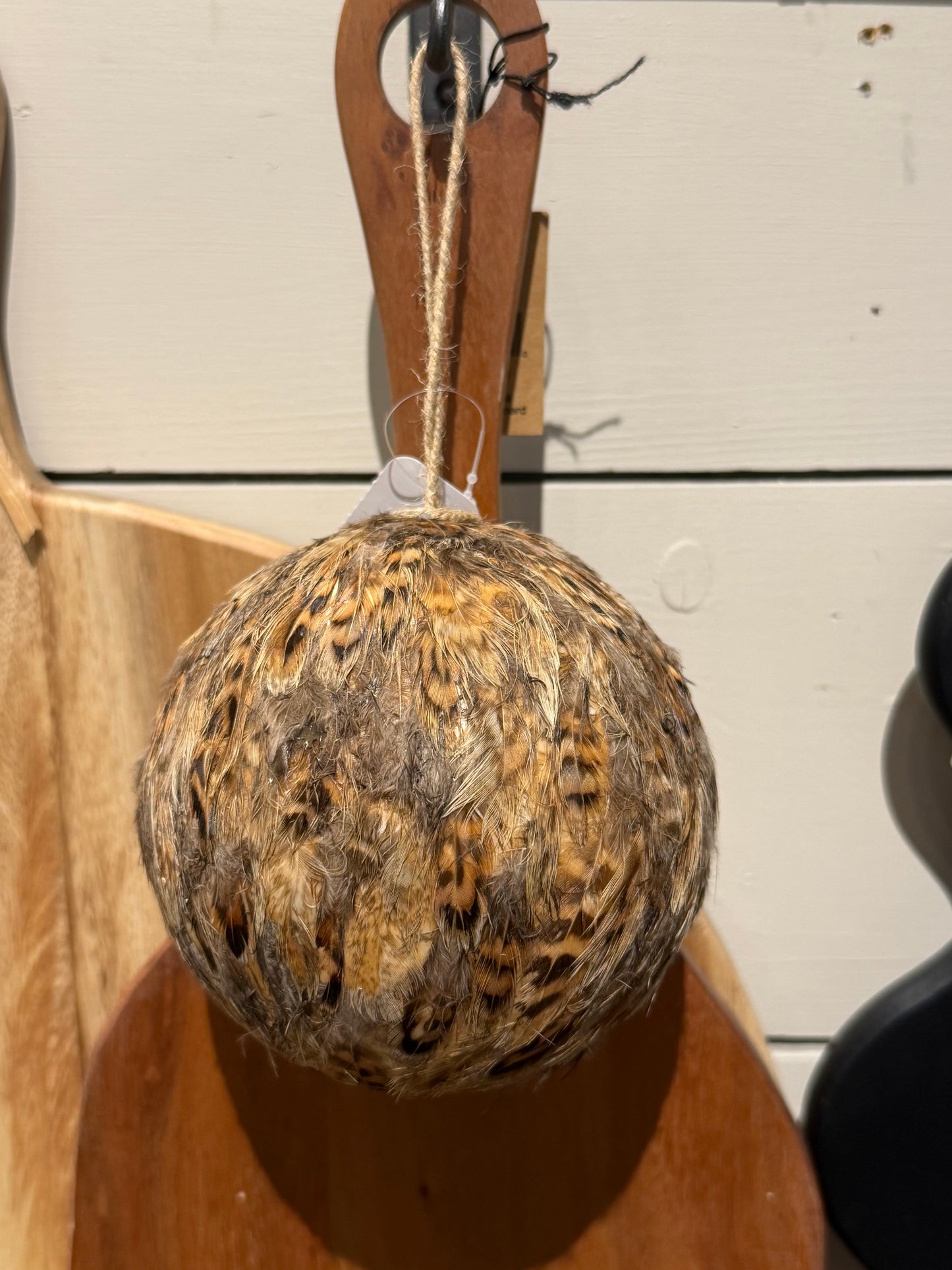Feather Ball Ornament
