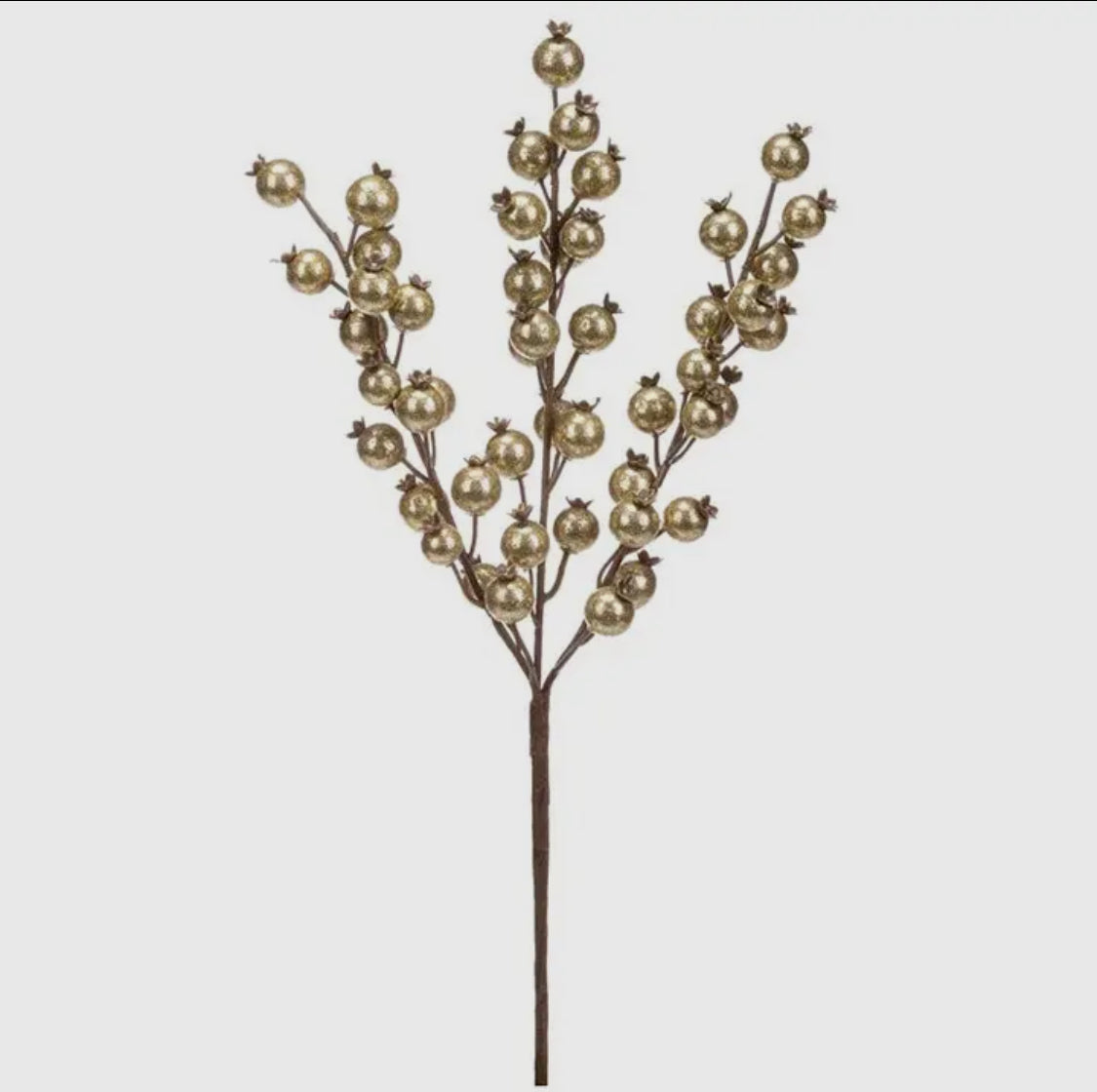 15” Gold Weatherproof Berry Pick