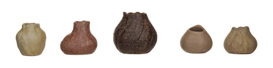Stoneware Organic Shaped Vase