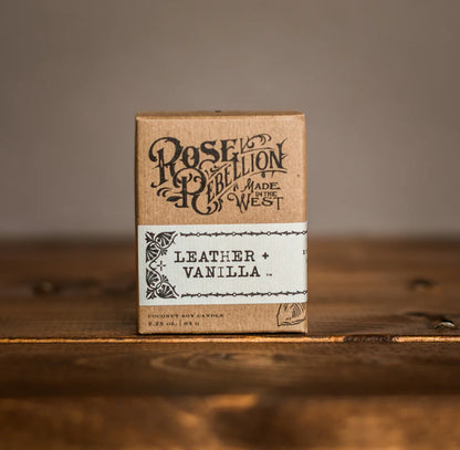 Leather + Vanilla 2oz.- Drifter