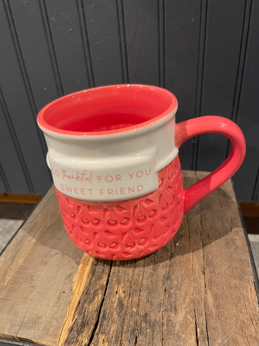 “So Thankful For You Sweet Friend” Mug