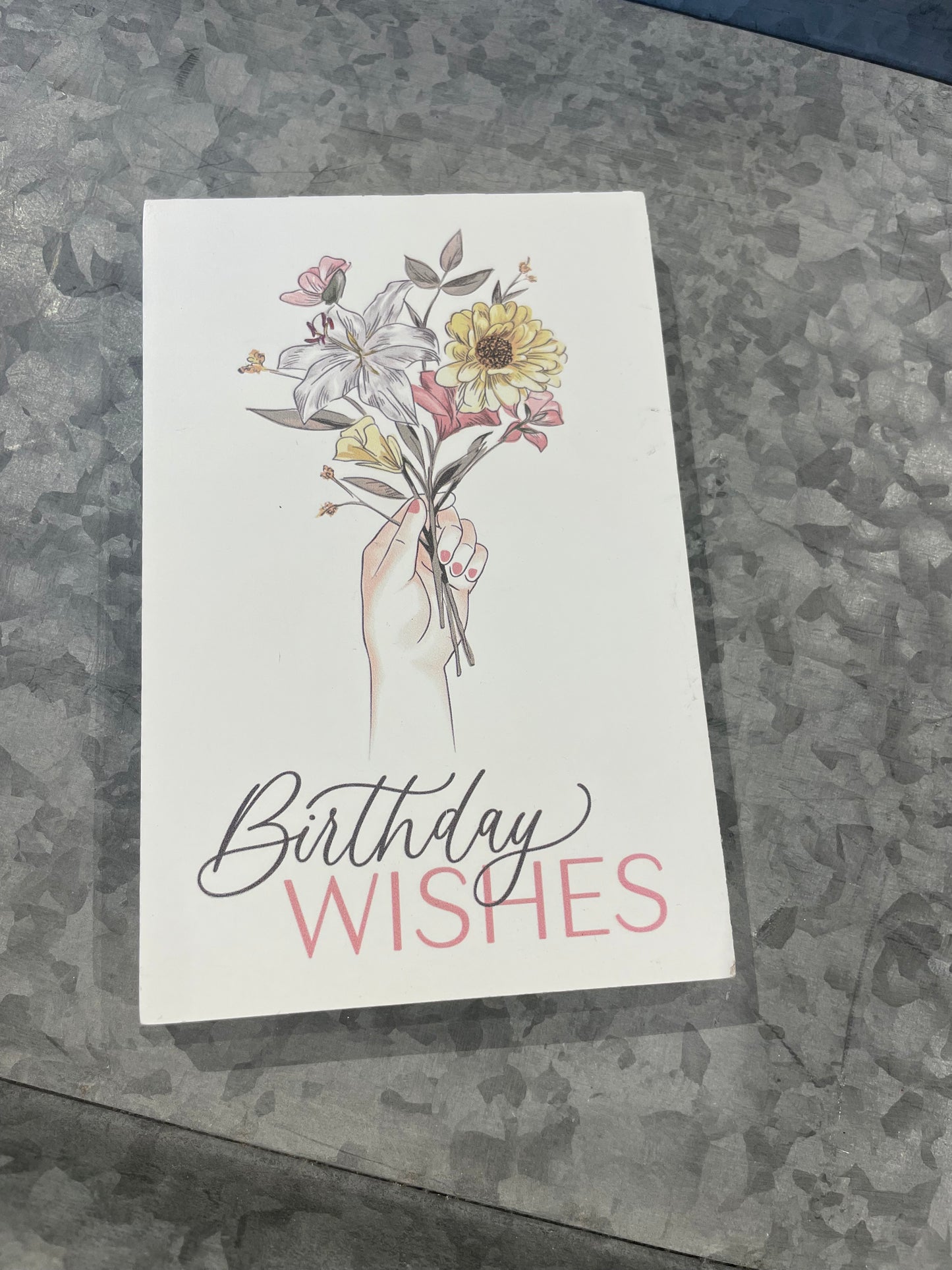 Birthday Wishes Keepsake Card