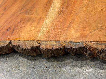 15” Square Wood Charger Plate w/Live Edge