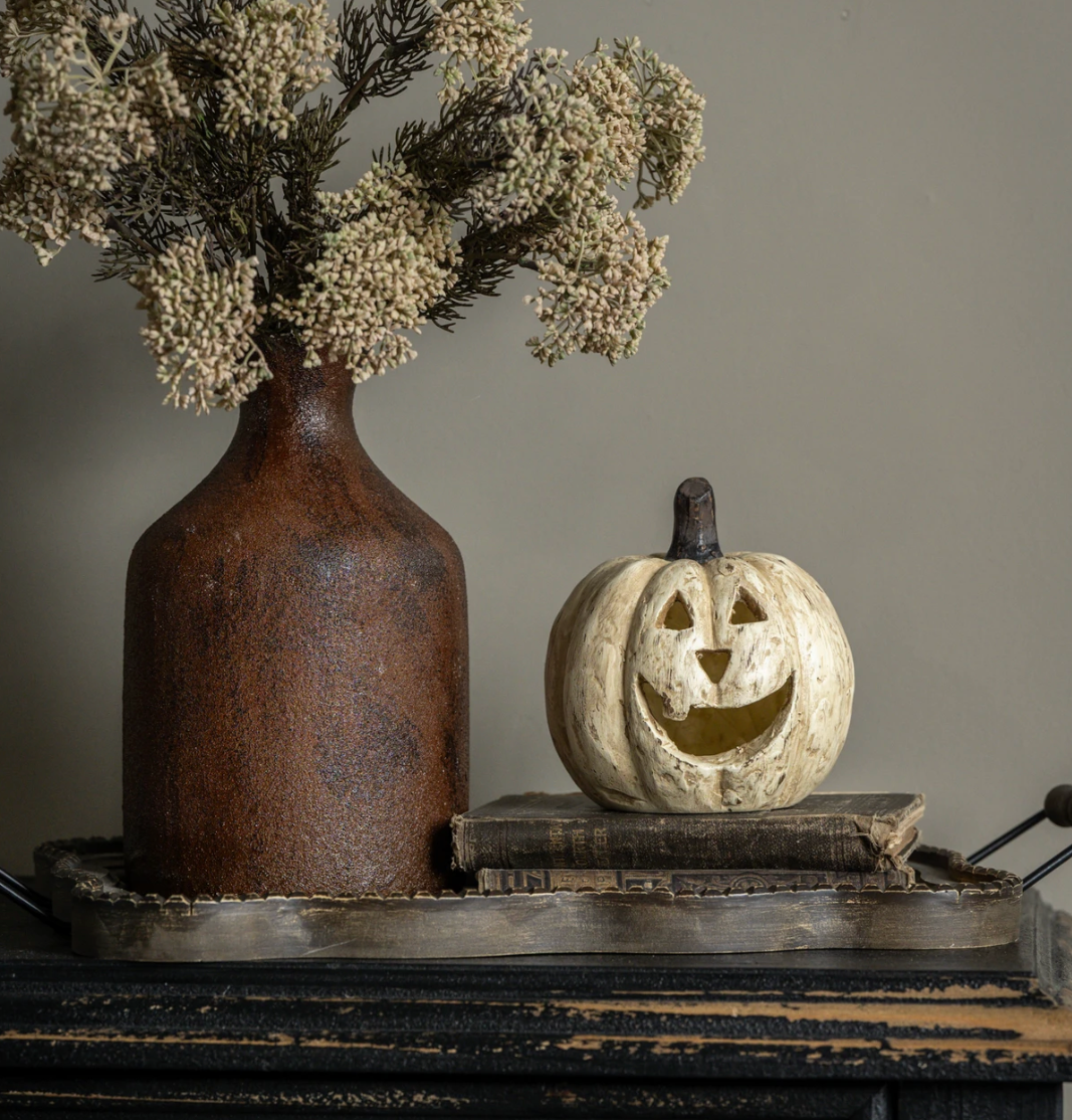 5.5” Cream Big Mouth Pumpkin