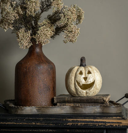 5.5” Cream Big Mouth Pumpkin