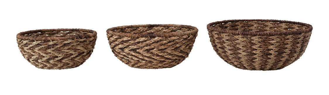 Hand-Woven Banana & Bankuan Basket-Med