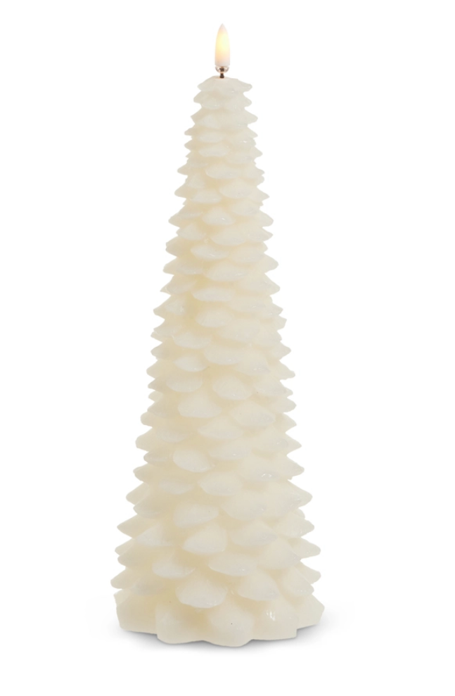 10.5” Ivory Tree Candle