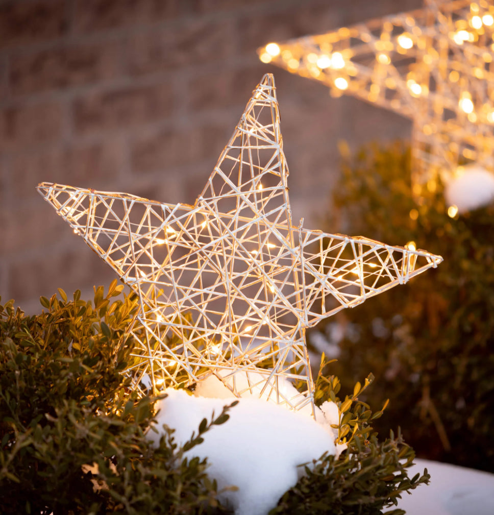 Lighted Gold Star-Lg