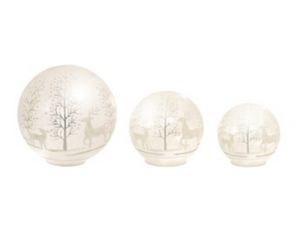 LED Deer & Tree LED Globe