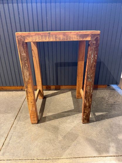 25” Reclaimed Wood Table