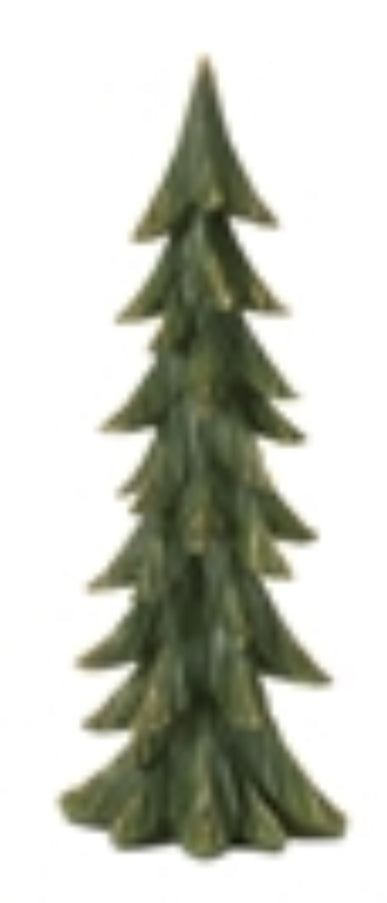 Green Resin 17.5”T Tree-Med