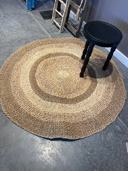 59”Round Seagrass & Hyacinth Rug