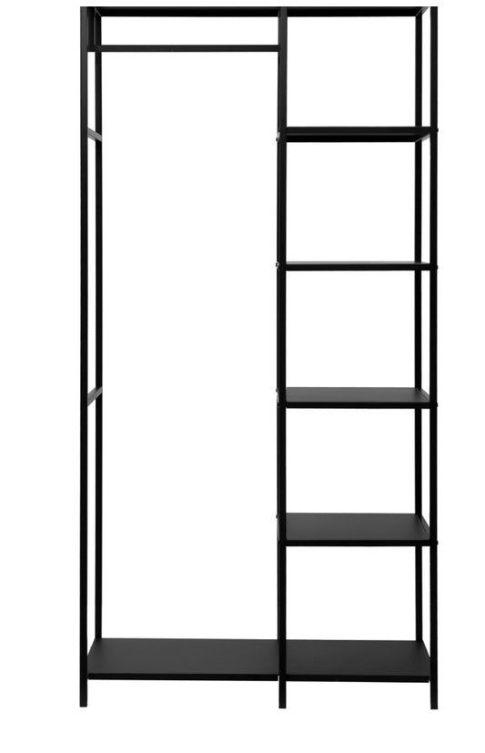 Metal Shelf w/Shelves & Rod