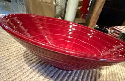 Ceramic Red Bowl