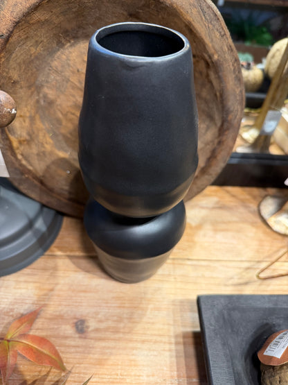 4.25” x 10.5” Black Ebano Vase