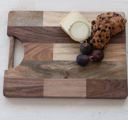 Acacia, Pine & Mango Wood End Grain Cutting Boarg