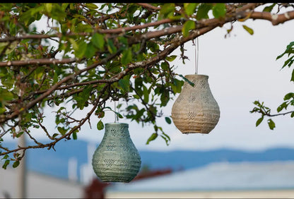 Stella 8” Bulb Solar Lantern-Sage