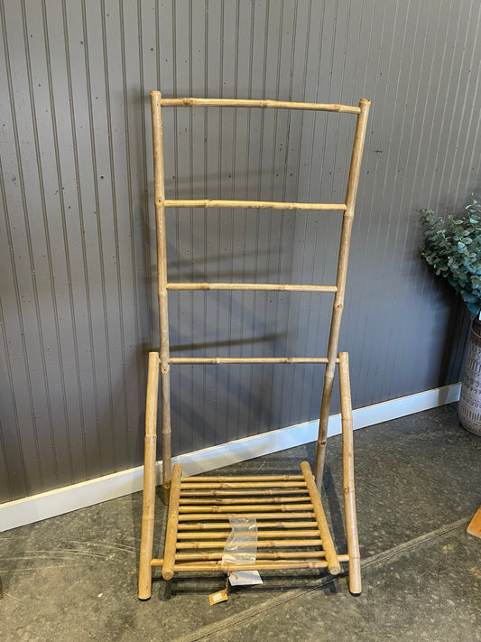 Bamboo Standing Cloth Rack