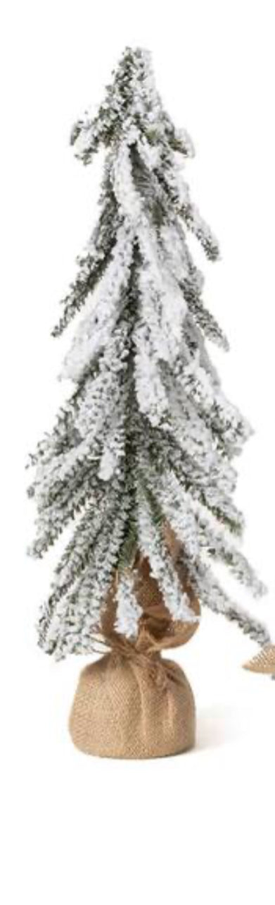 Snowy Evergreen Tree-Lg