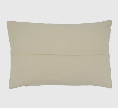 Throw Pillow w/Finge Stripe Design