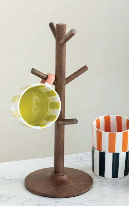 Mango Wood Mug Holder