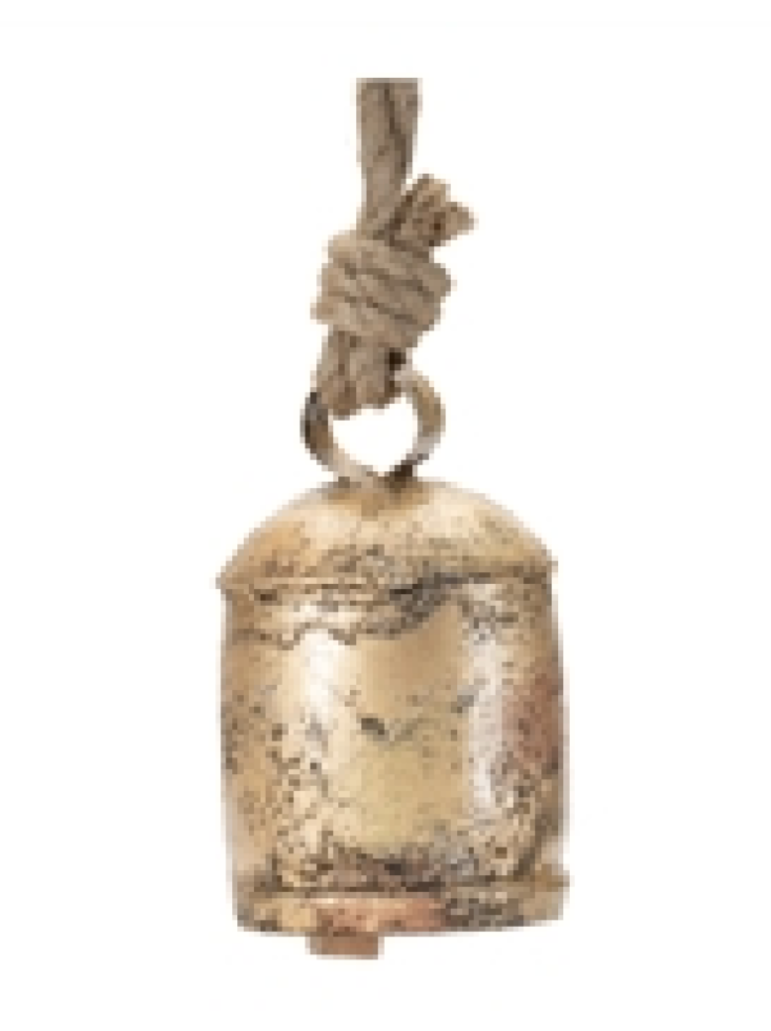 4.5” Iron/Jute Bell
