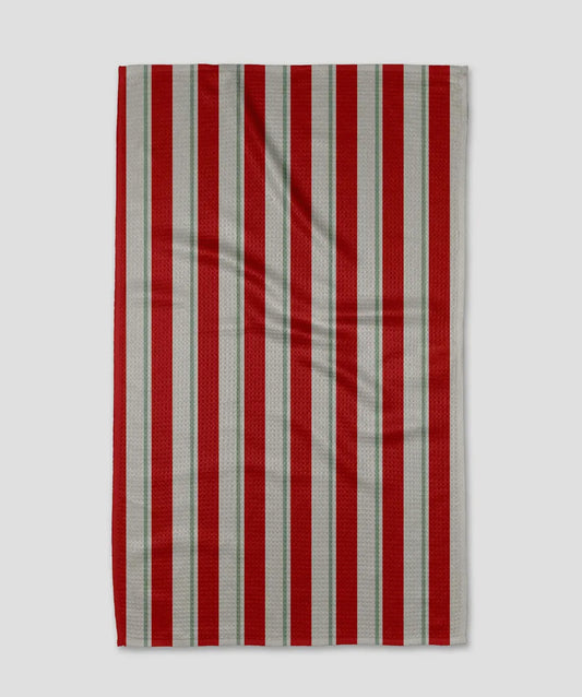 Santa Clause Stripe Tea Towel