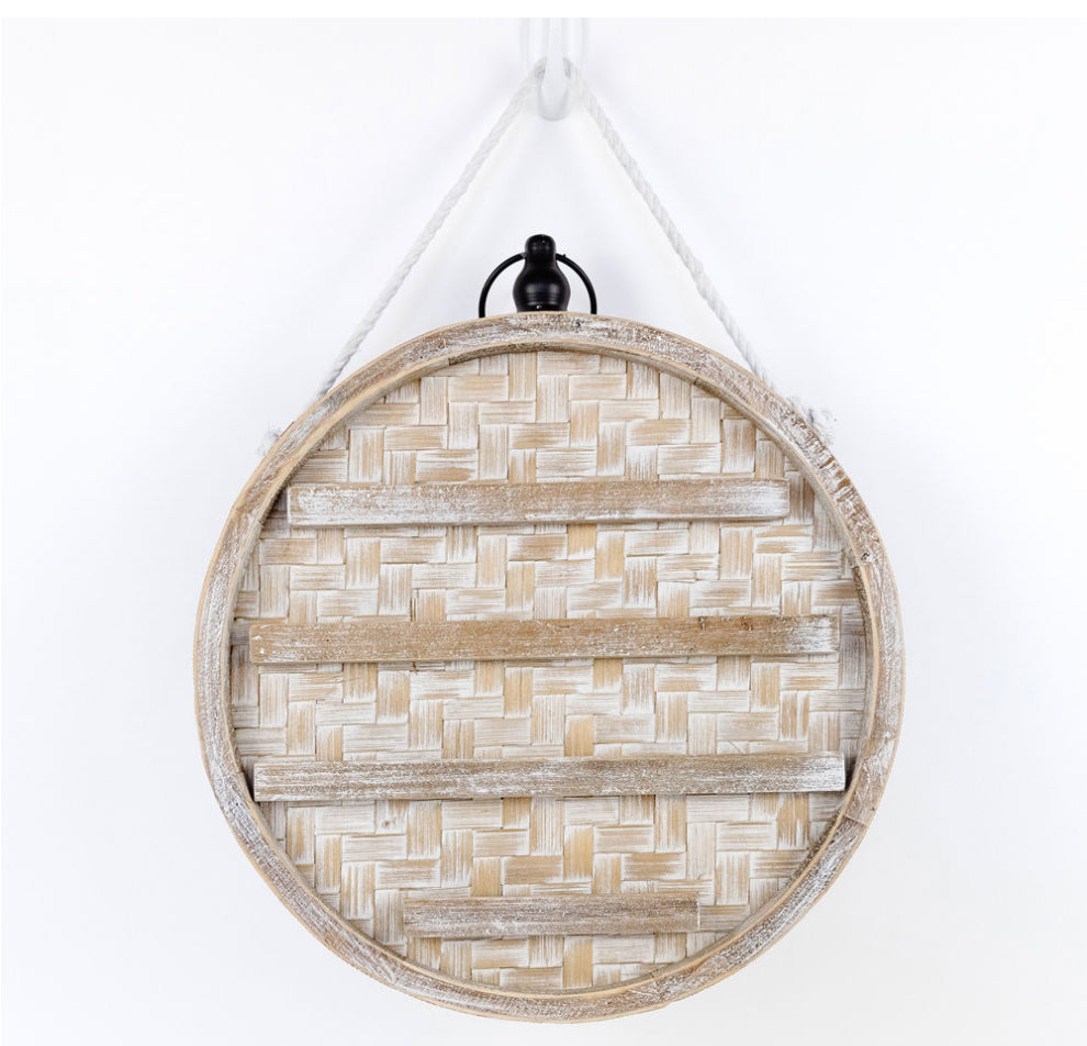 Natural bamboo Round Letter Board