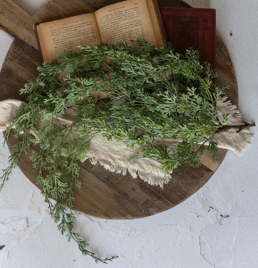 30” Soft Touch Weeping Cedar Hanging Bush