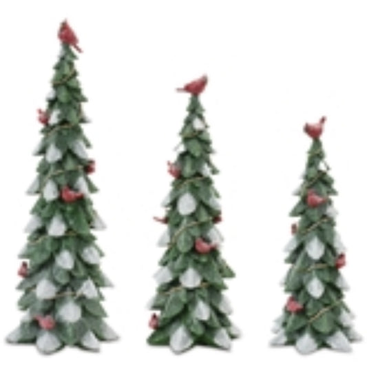 18.5” Resin Tree w/Cardinals (Large)