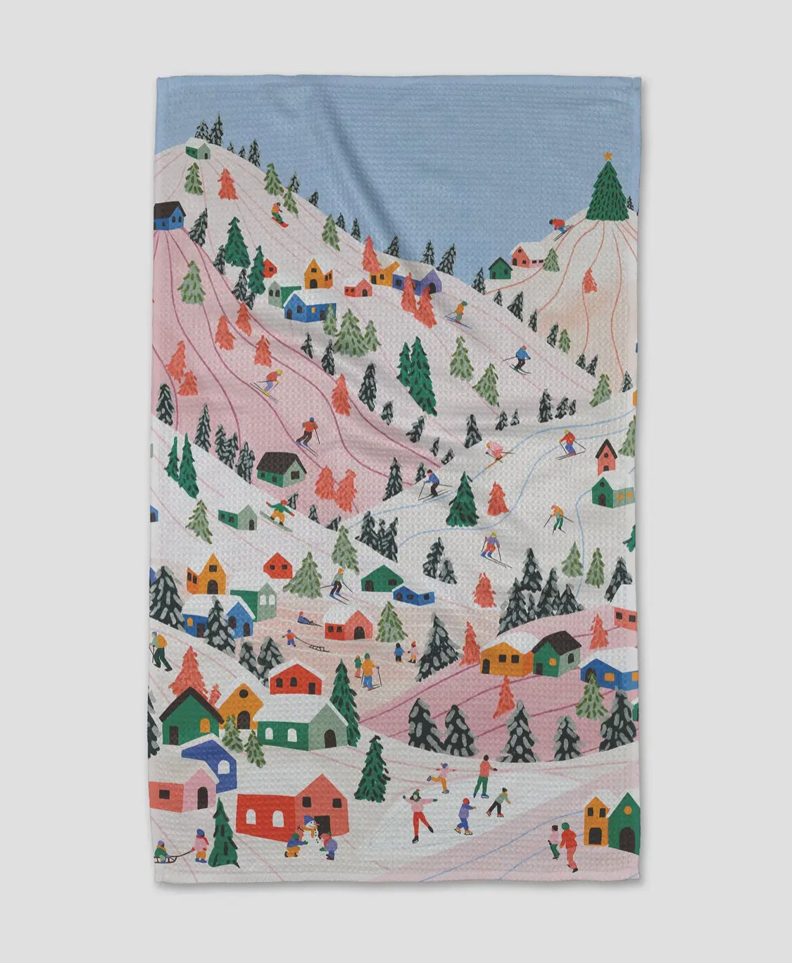 Winter Holiday Tea Towel