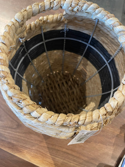 Natural/Black Basket