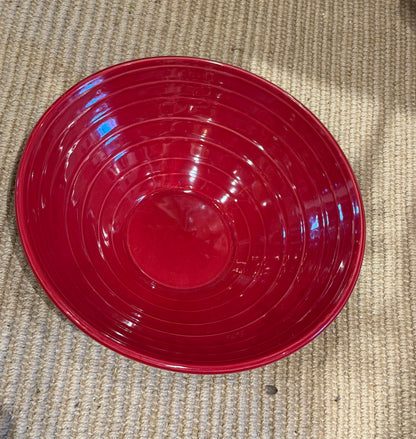 Ceramic Red Bowl