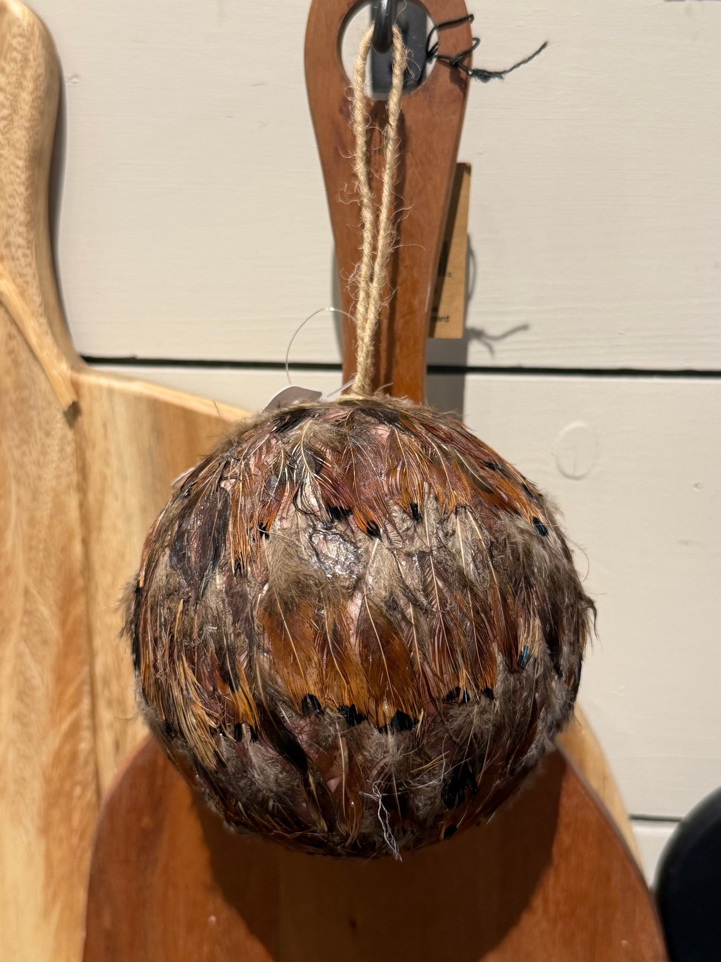 Feather Ball Ornament